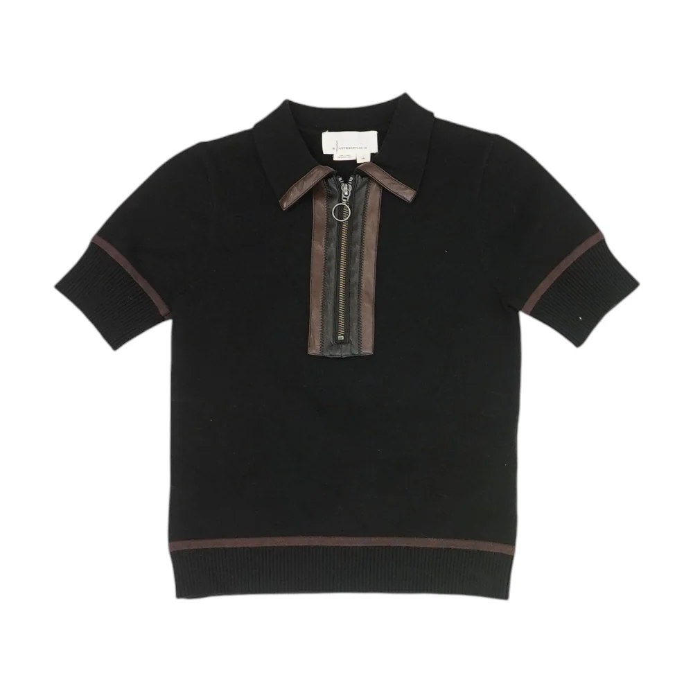 Black 1/4 Zip Sweater