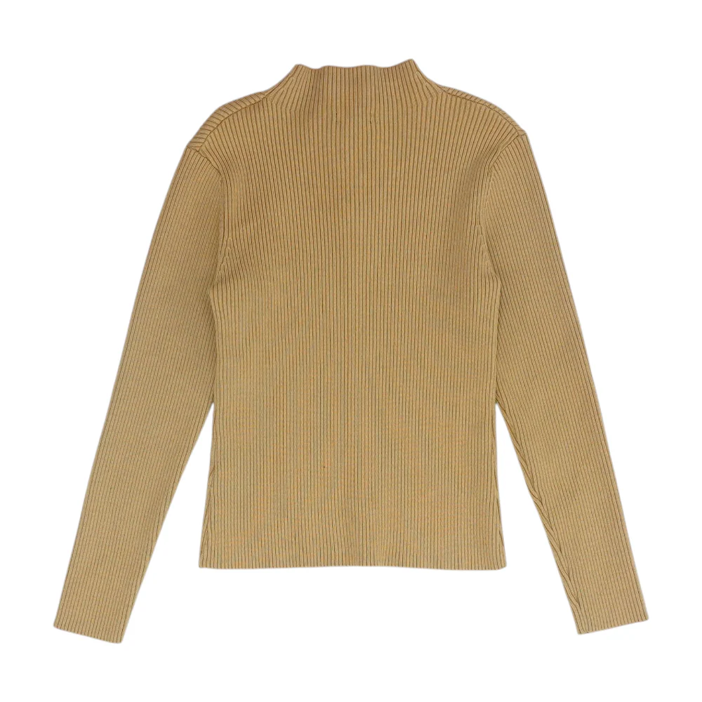 Brown 1/4 Zip Sweater - Image 2