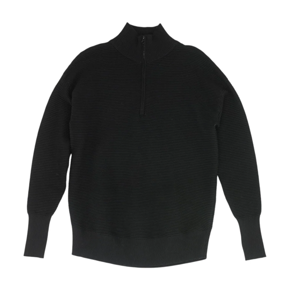 Black 1/4 Zip Sweater
