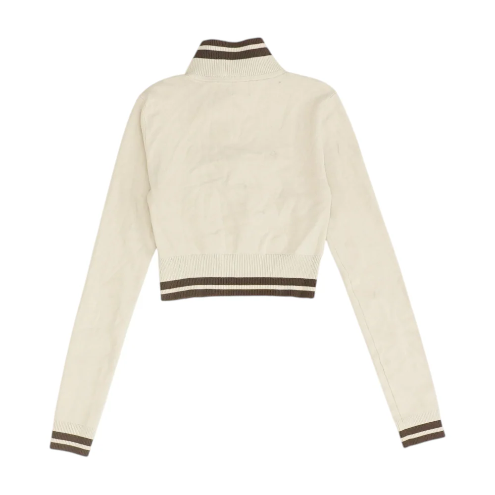 Beige 1/4 Zip Sweater - Image 2