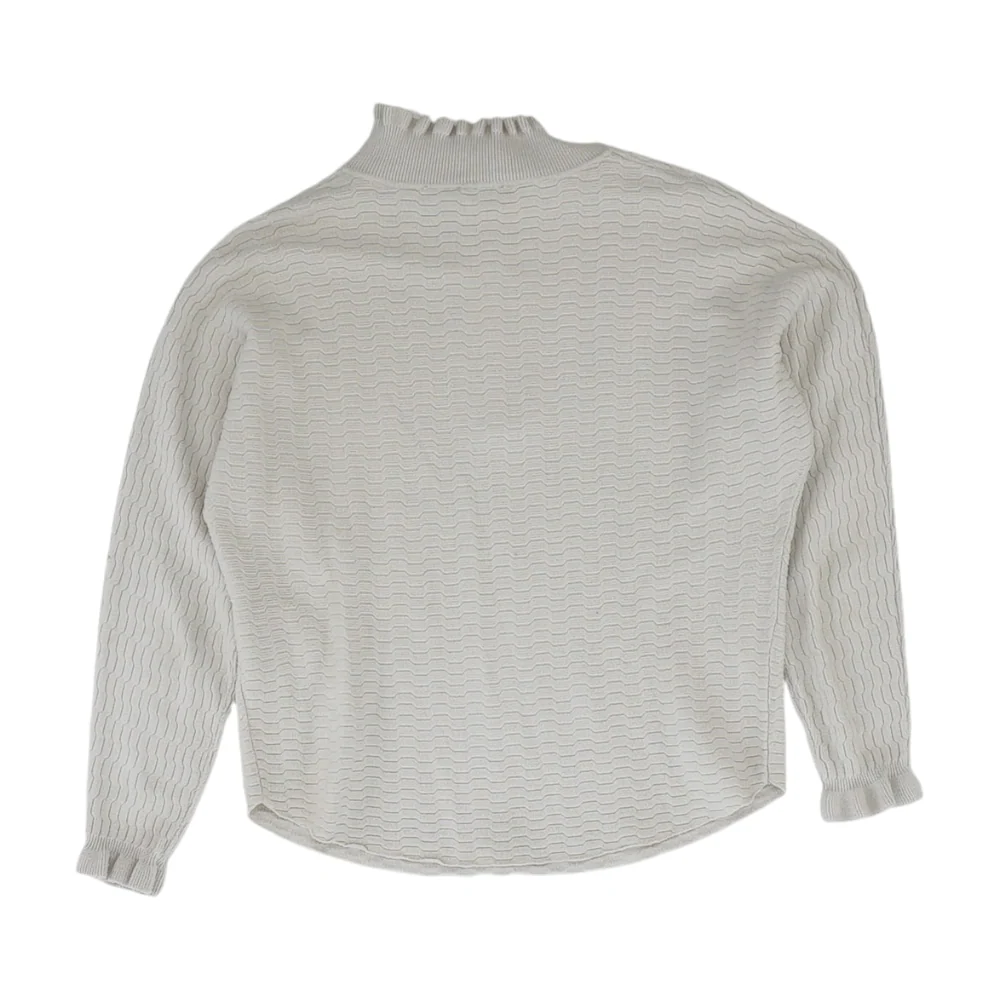 Beige 1/4 Zip Sweater - Image 2