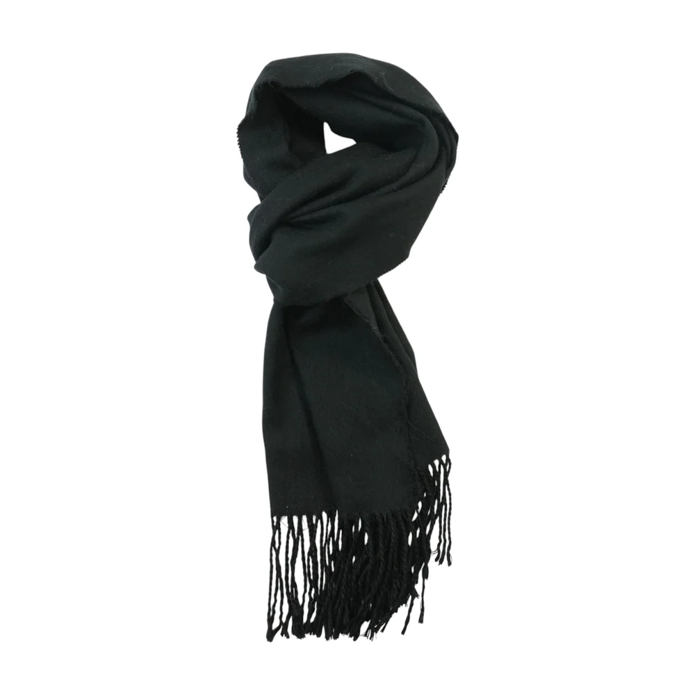 Black 100% Cashmere Scarf