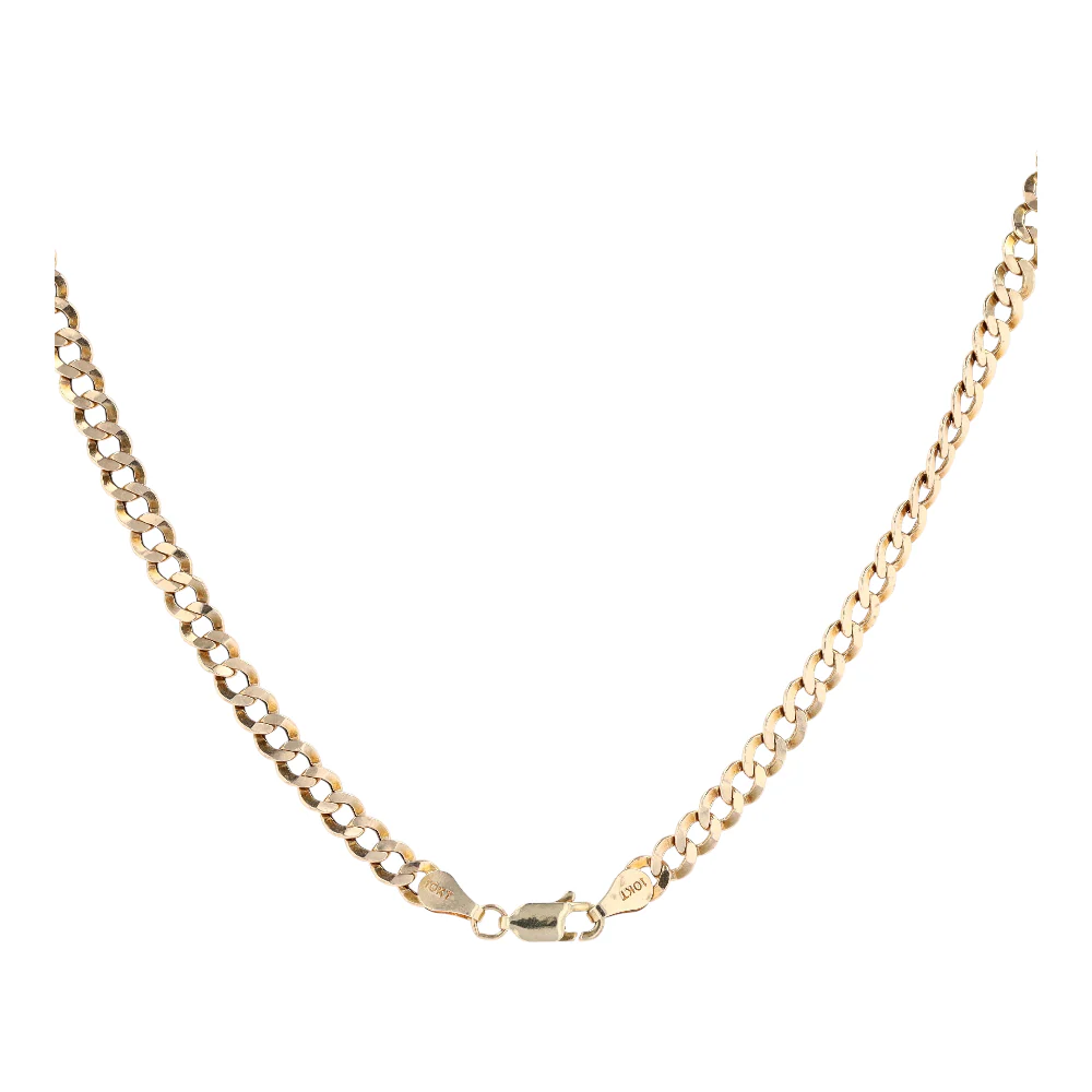 10K Yellow Gold Chain Necklace - Image 2