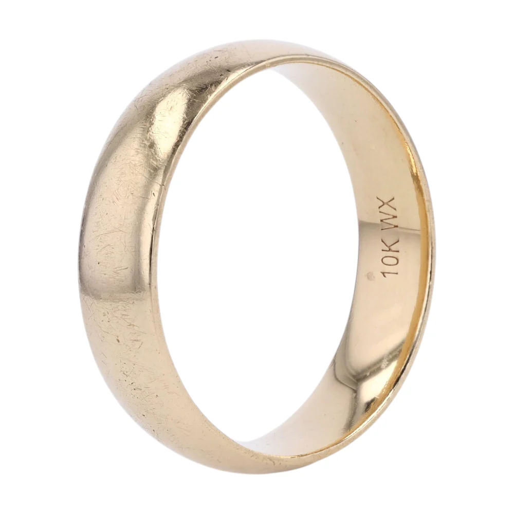 10K Yellow Gold Band - Image 3