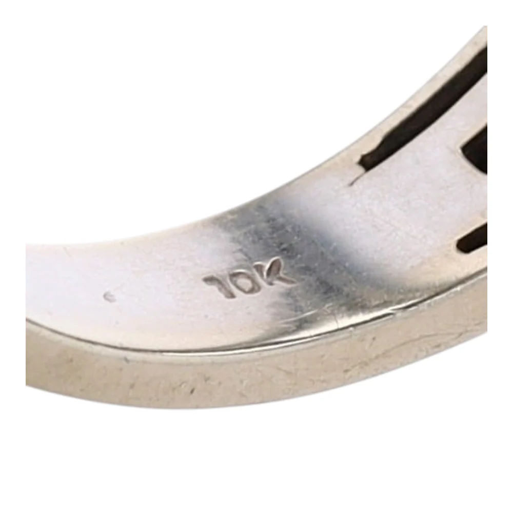 1/2 ctw 10K Sterling Silver Diamond Band - Image 6