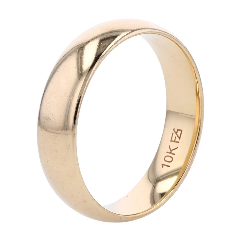 10K Yellow Gold Band - Image 3