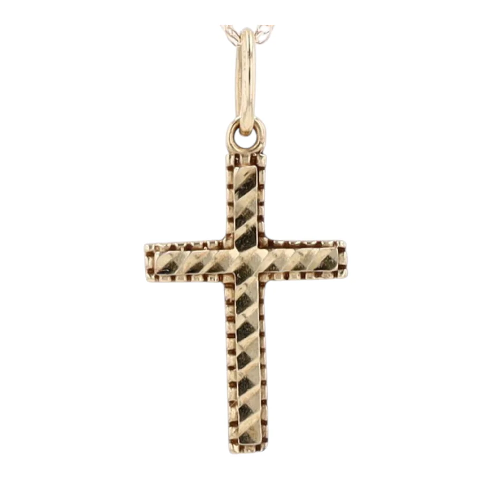 10K Yellow Gold Pendant Necklace - Image 3