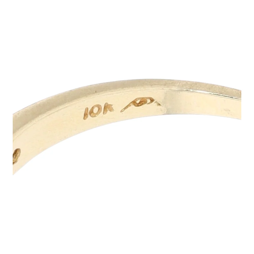 1/4 ctw 10K Yellow Gold Diamond Band Ring - Image 6