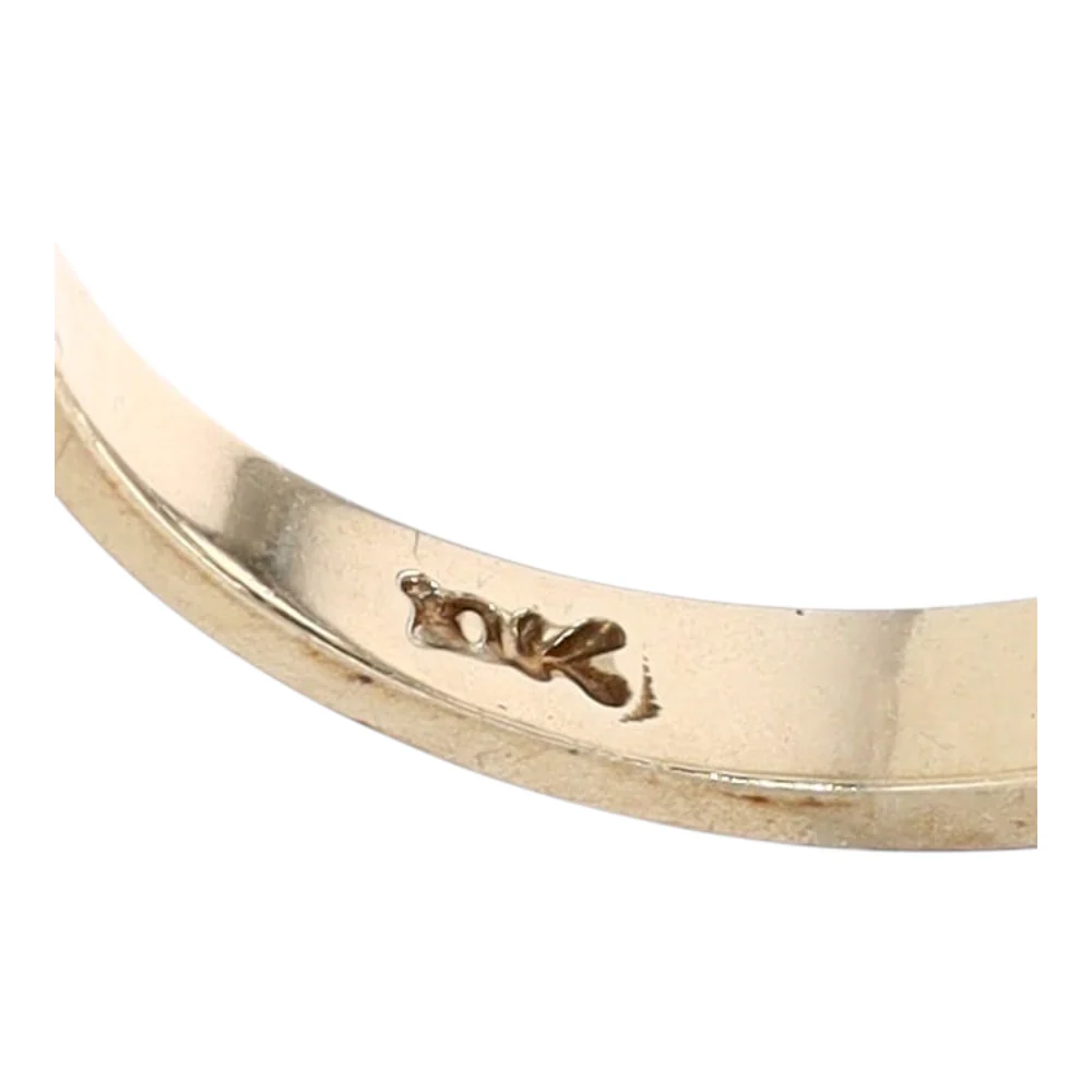 1/5 ctw 10K Yellow Gold Diamond Band Ring - Image 6
