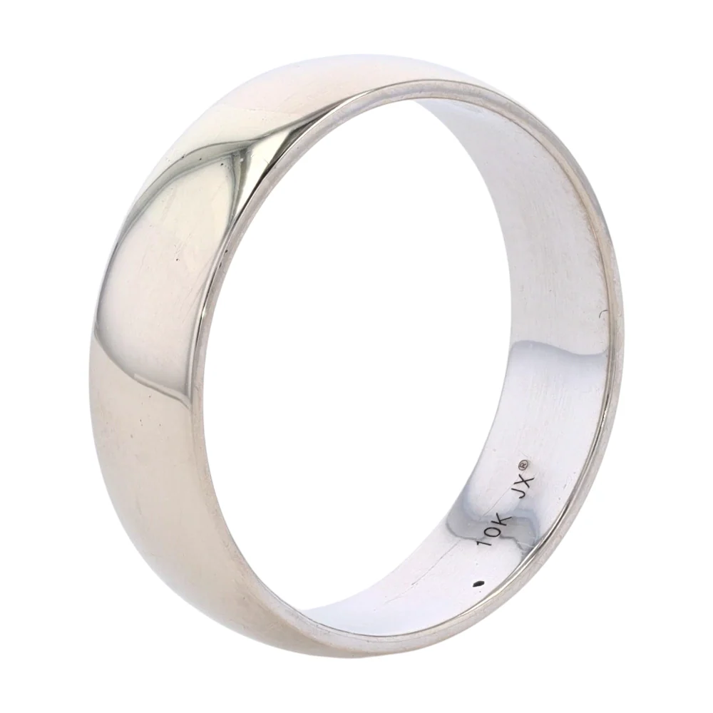 10K White Gold Band Ring - Image 3