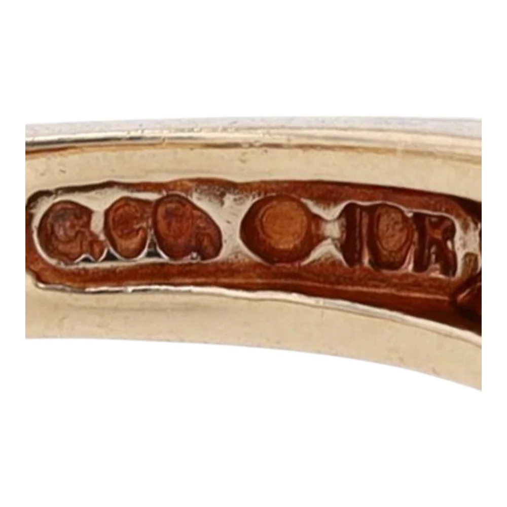 10K Two-Tone Gold Fashion Ring - Image 6