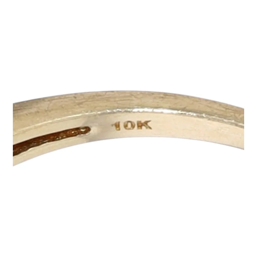 1/10 ctw 10K Two-Tone Gold Diamond Fashion Ring - Image 6