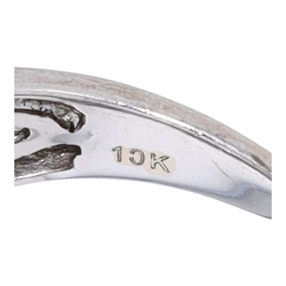 5/8 ctw 10K Sterling Silver Diamond Fashion Ring - Image 6