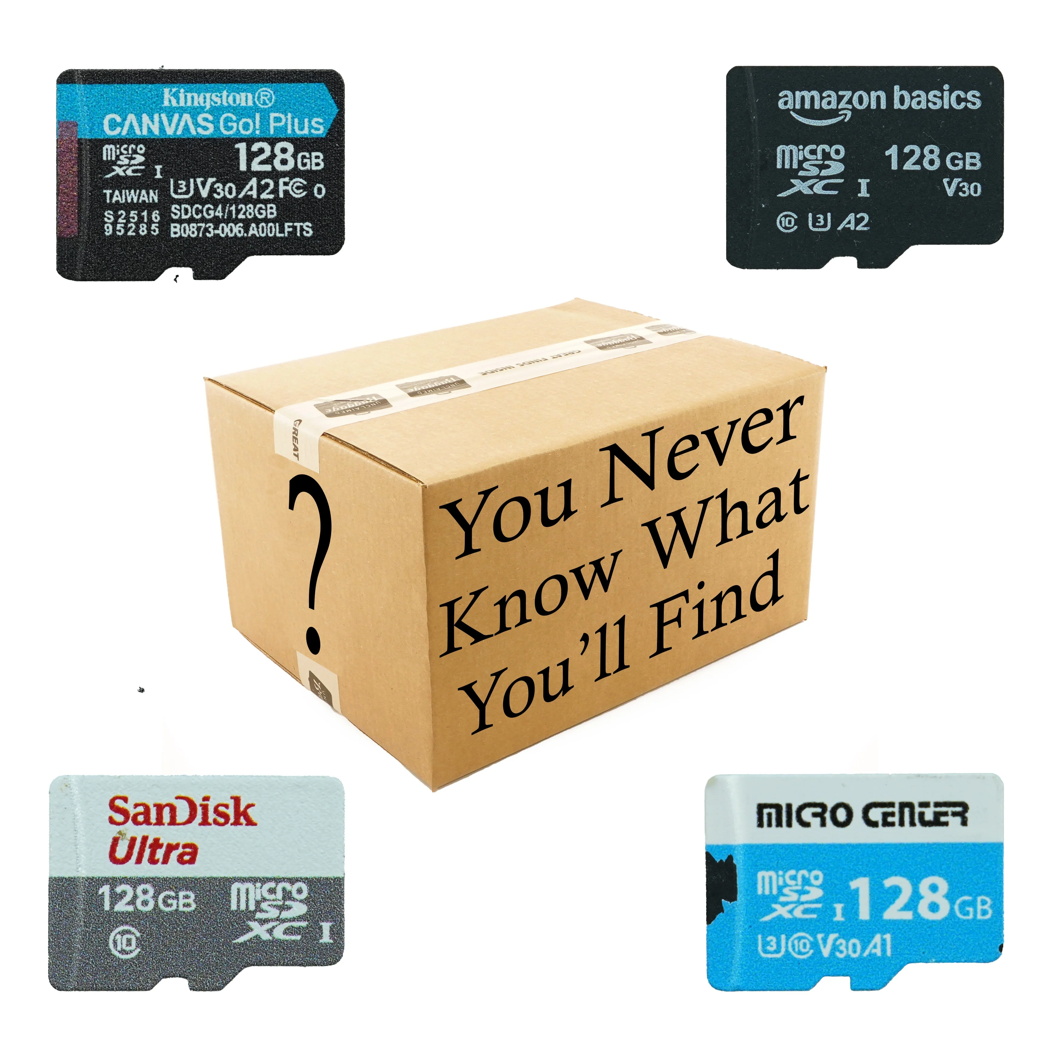128GB Micro SD Mystery Box (2 Count) Mystery Box