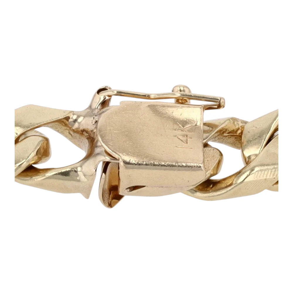 14K Yellow Gold Chain Bracelet - Image 3