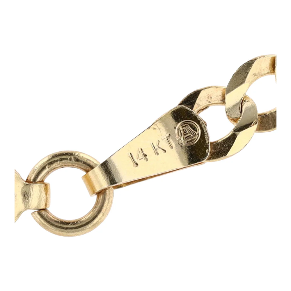 14K Yellow Gold Chain Necklace - Image 3