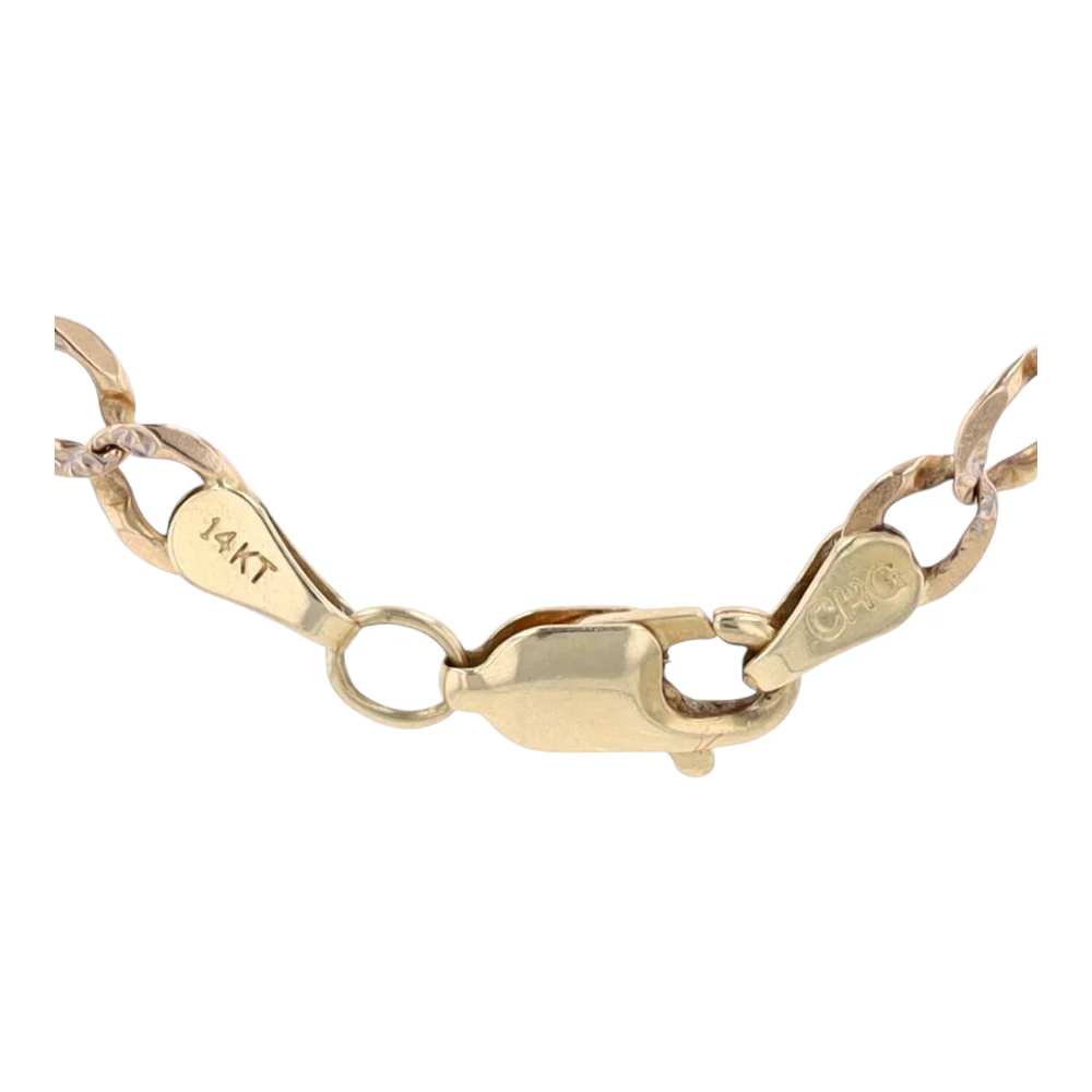 14K Yellow Gold Chain Necklace - Image 3
