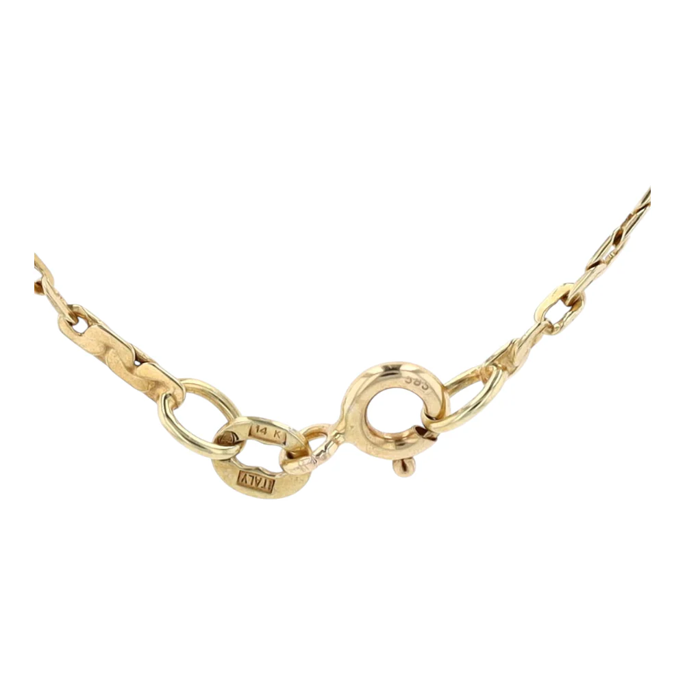 14K Yellow Gold Chain Necklace - Image 3