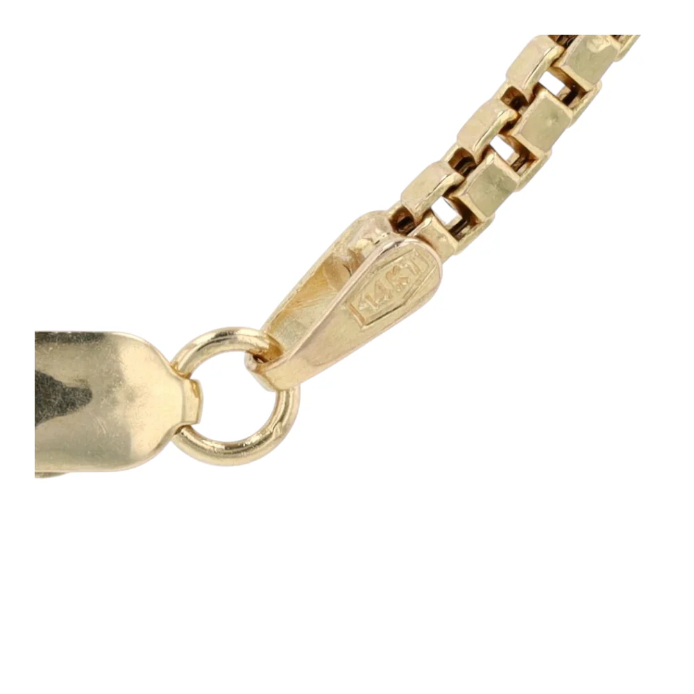 14K Yellow Gold Chain Necklace - Image 3