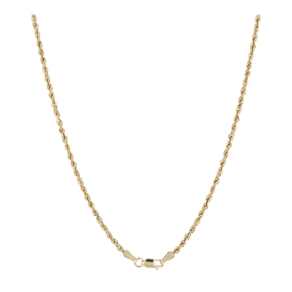 14K Yellow Gold Chain Necklace - Image 2