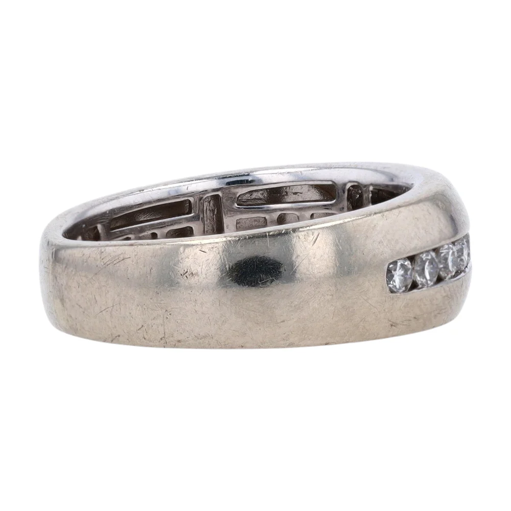 1/3 ctw 14K White Gold Diamond Band - Image 4