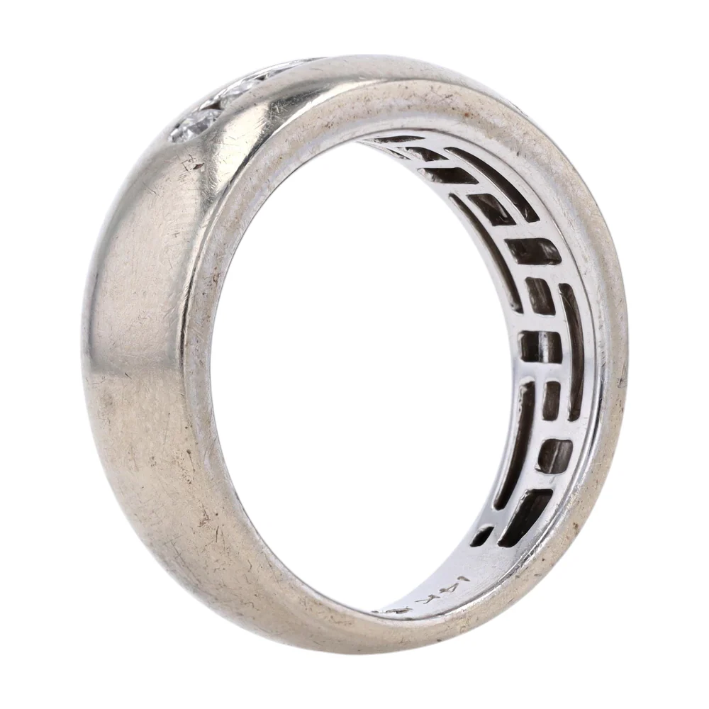 1/3 ctw 14K White Gold Diamond Band - Image 5