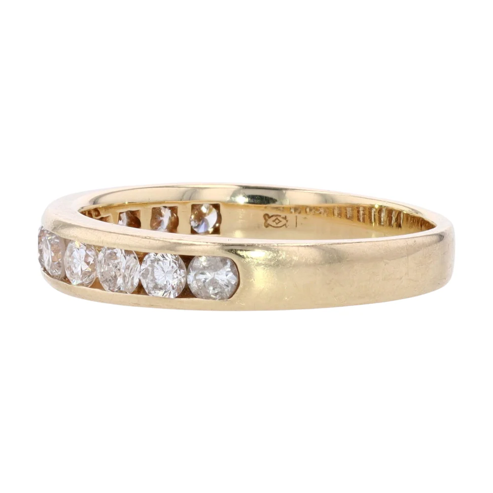 1 ctw 14K Yellow Gold Diamond Band - Image 2