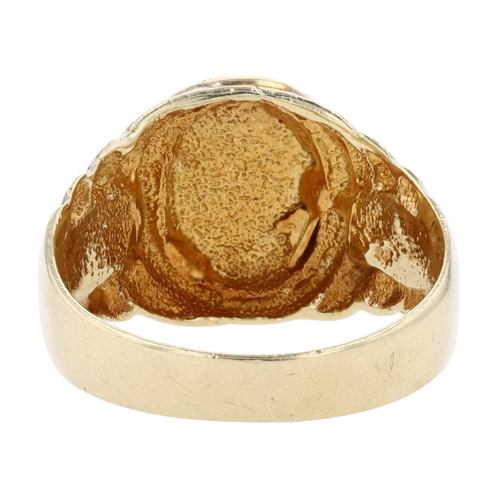 14K Two-Tone Gold Fashion Ring - Image 3