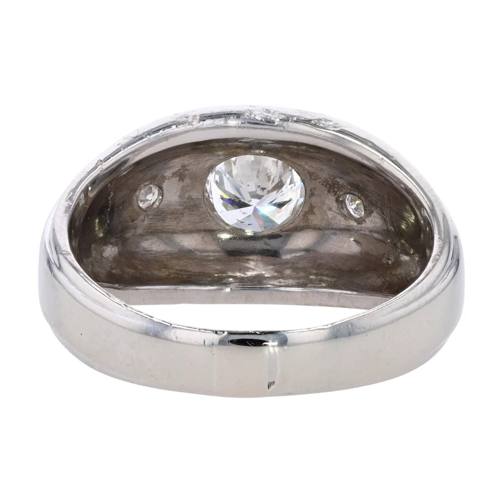 1 1/10 ctw 14K White Gold Diamond Fashion Ring - Image 3