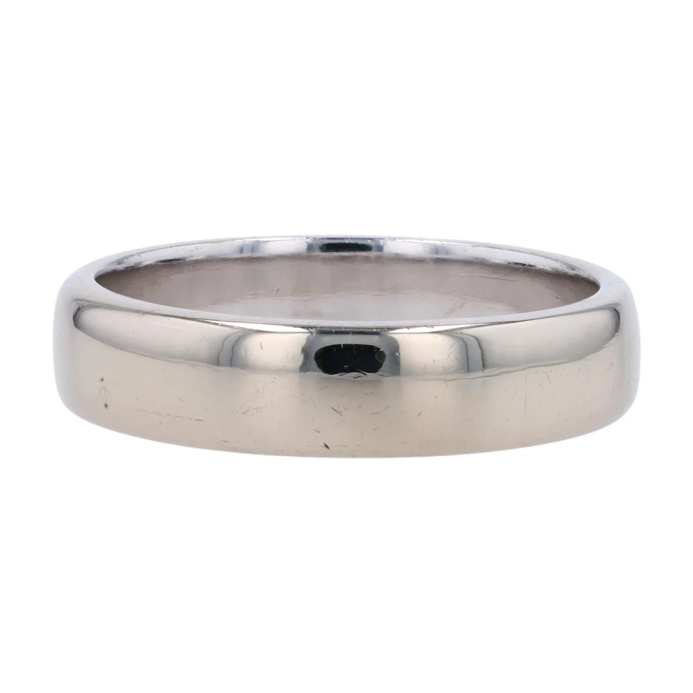 14K White Gold Band - Image 2