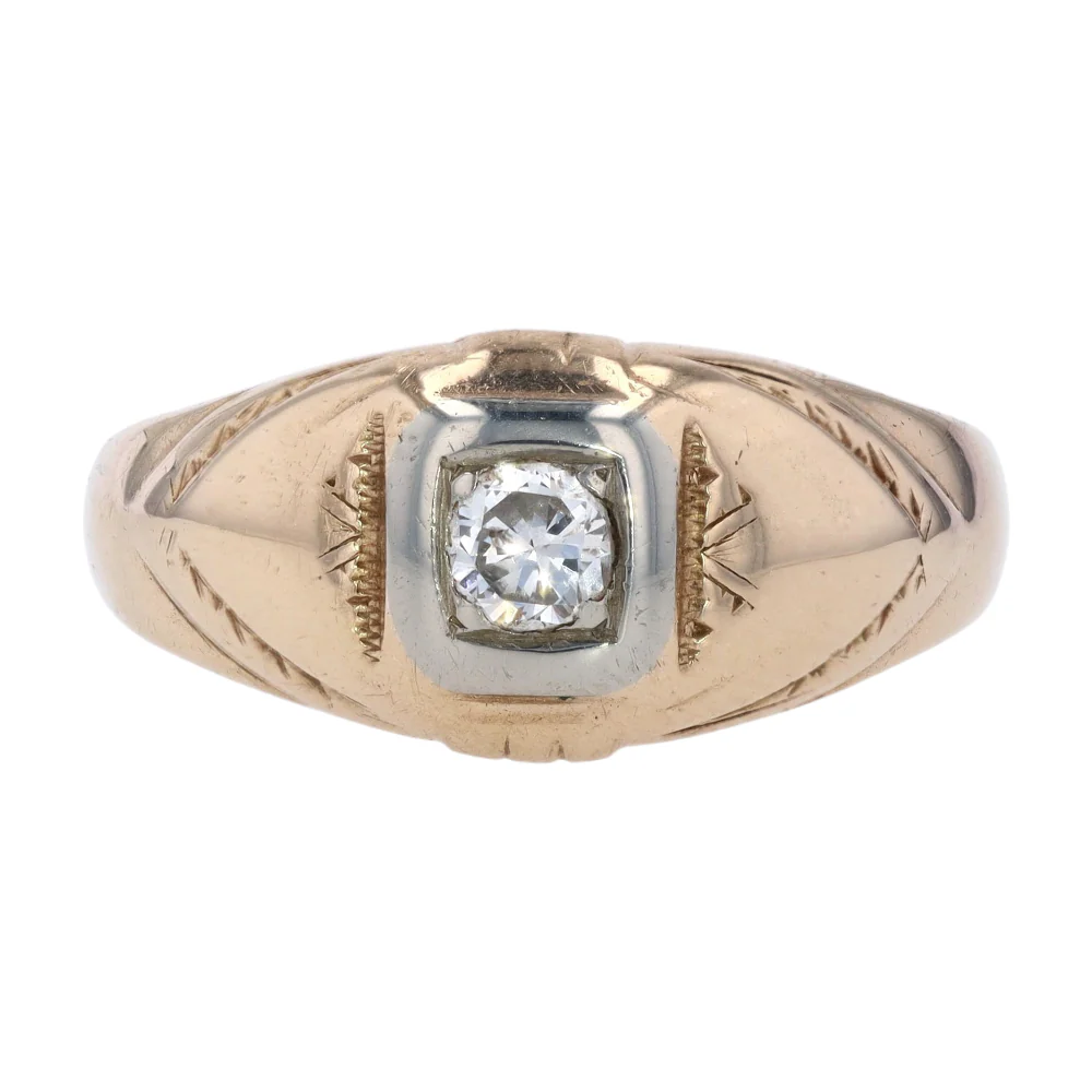 1/4 ctw 14K Yellow Gold Diamond Fashion Ring