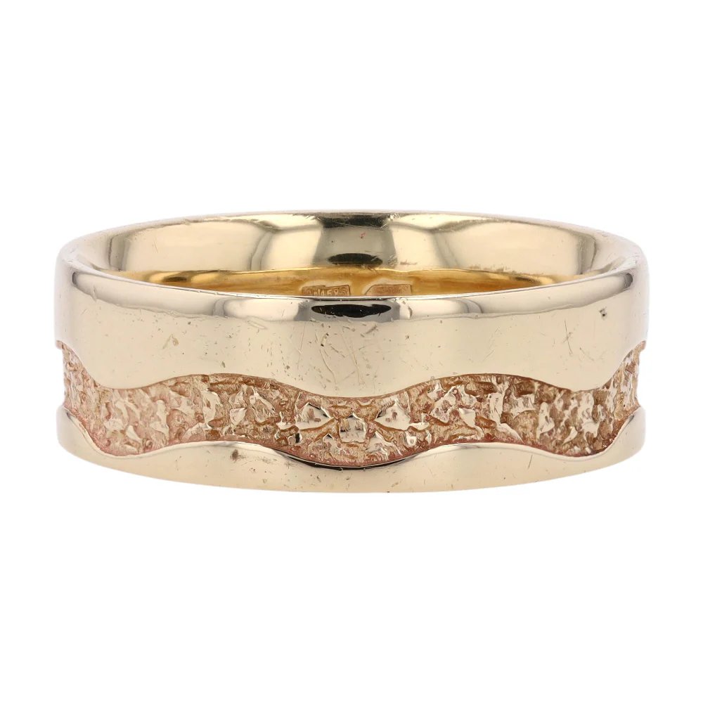 14K Yellow Gold Band