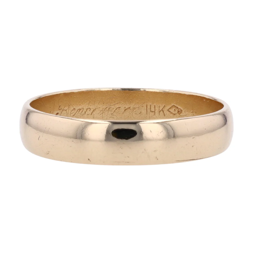 14K Yellow Gold Band