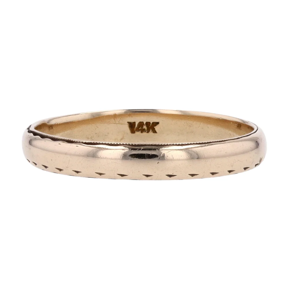 14K Yellow Gold Band