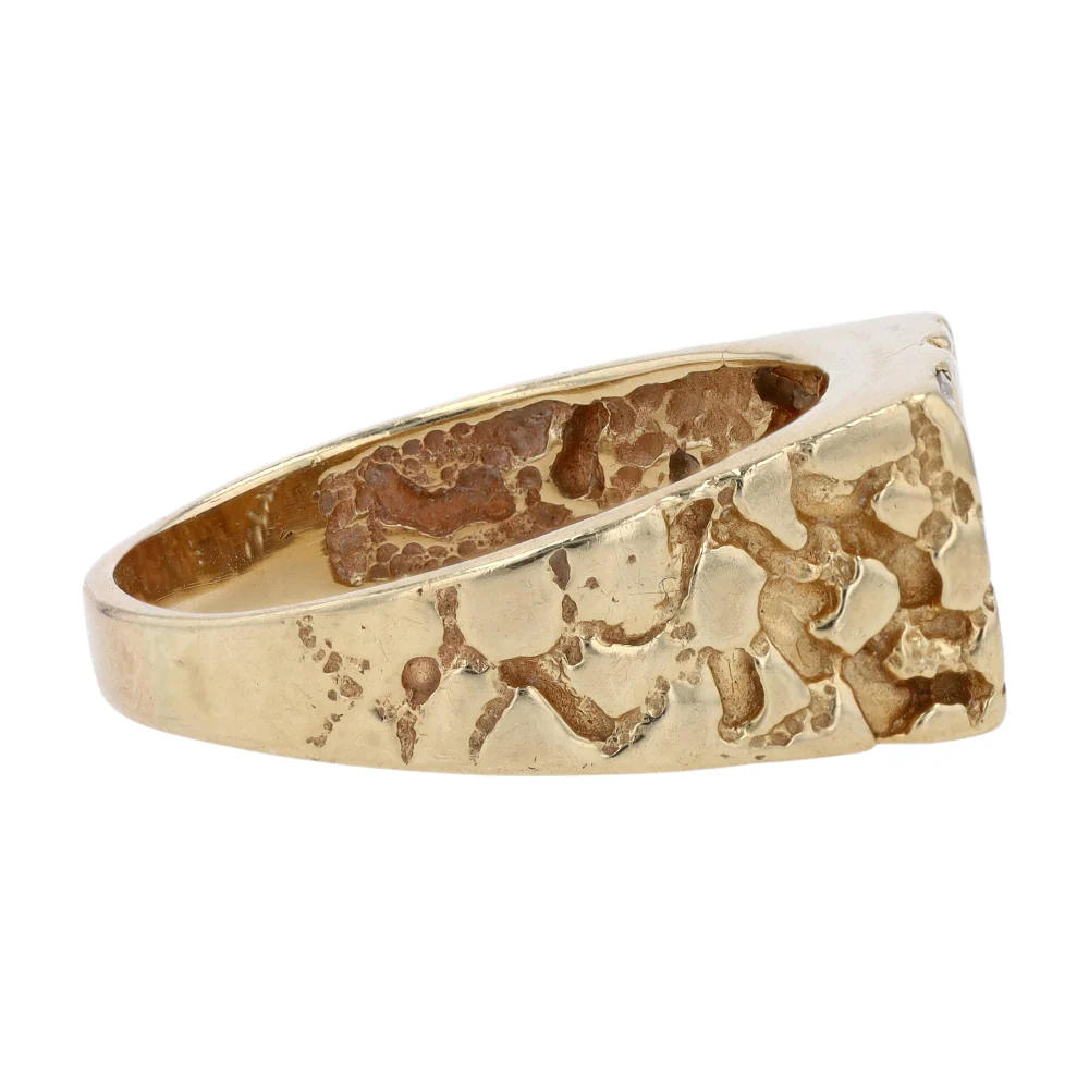 1/6 ctw 14K Yellow Gold Diamond Fashion Ring - Image 4