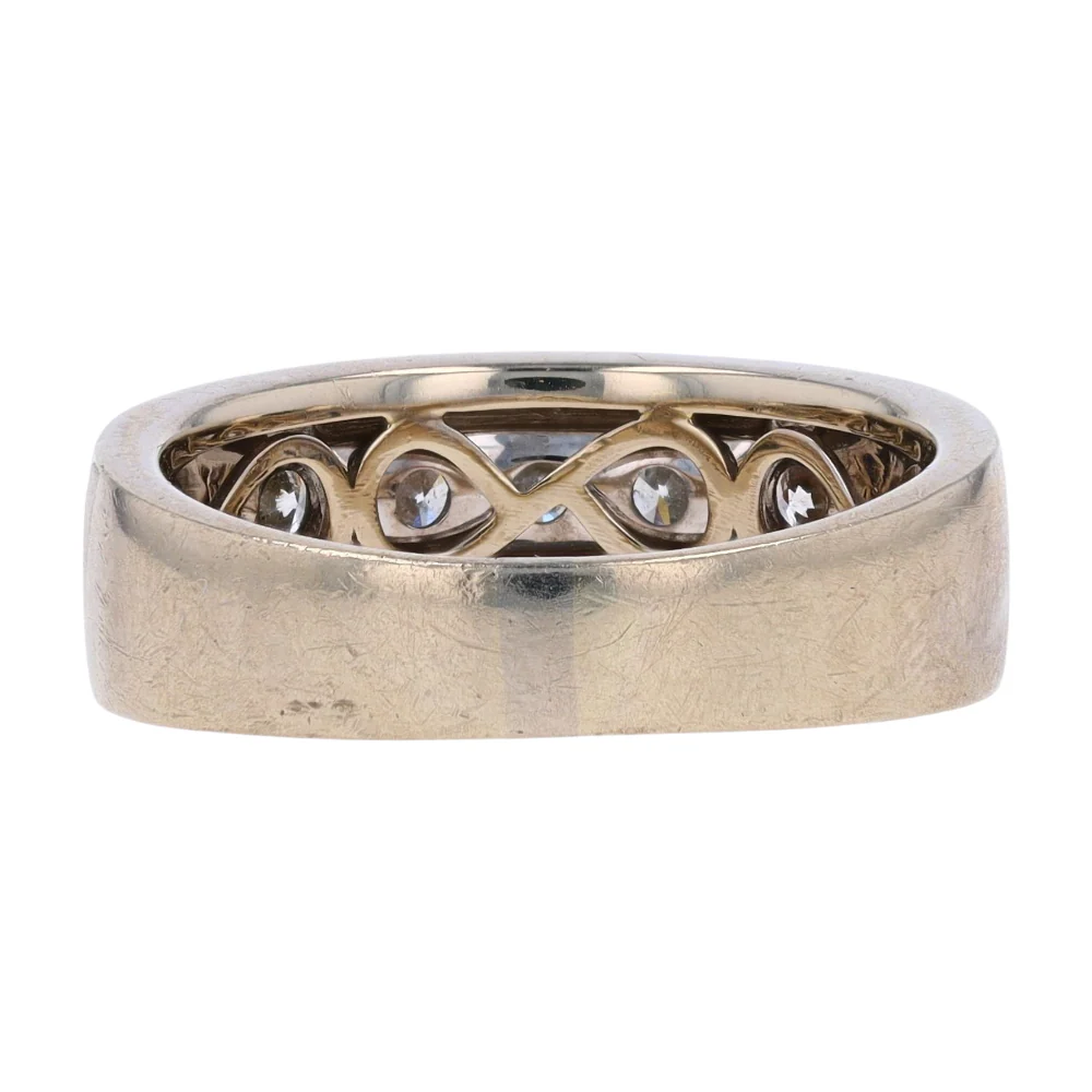 1 ctw 14K White Gold Diamond Band - Image 3