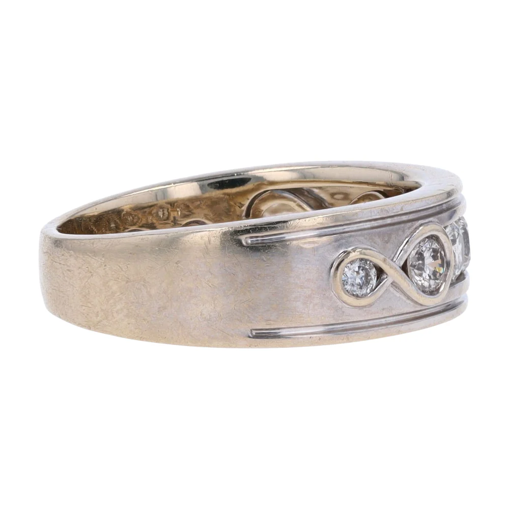 1 ctw 14K White Gold Diamond Band - Image 4