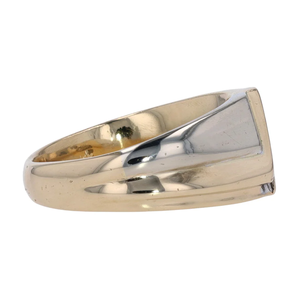 1/3 ctw 14K Two-Tone Gold Diamond Band - Image 4