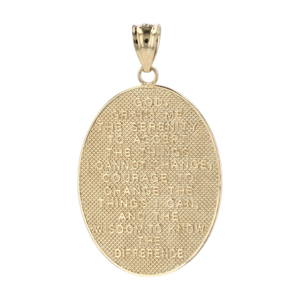 14K Two-Tone Gold Pendant - Image 2