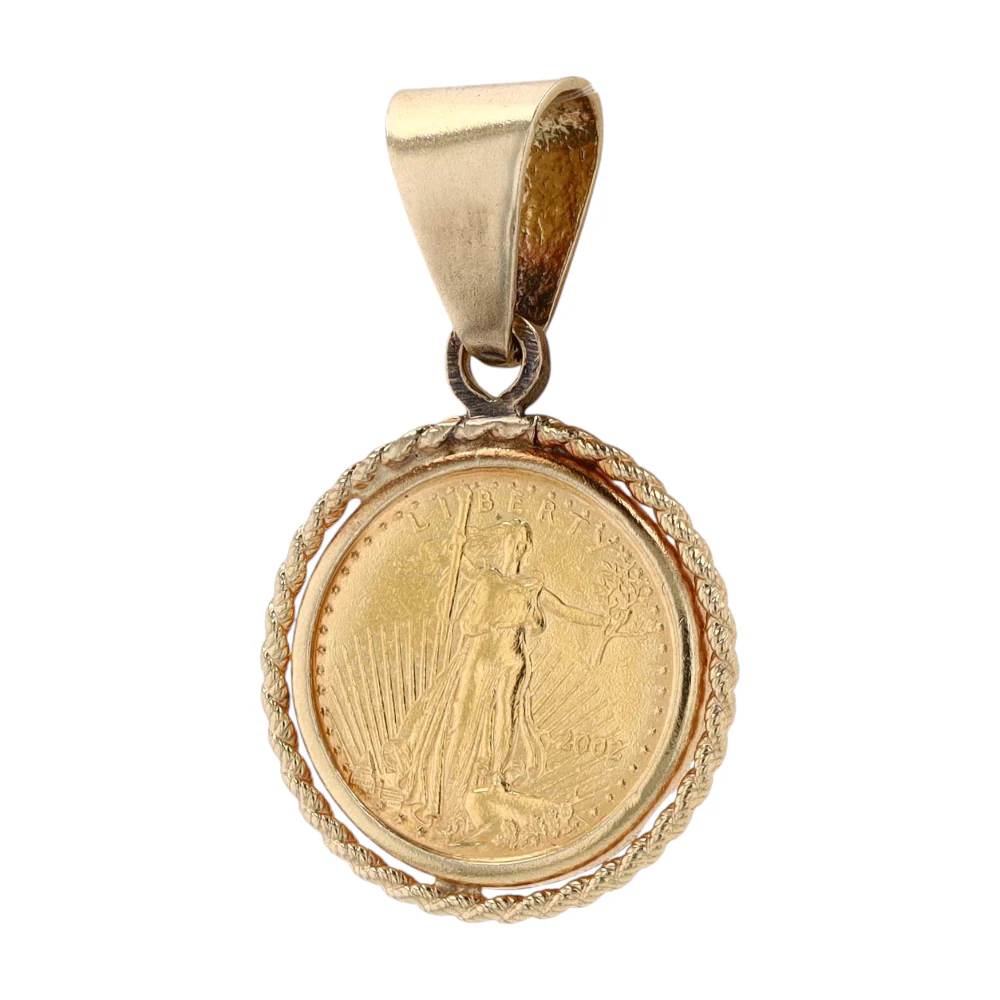 14K Yellow Gold Pendant