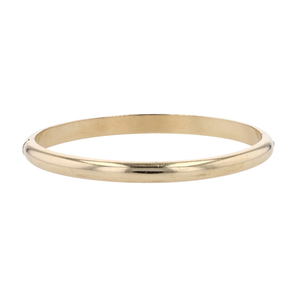 14K Yellow Gold Bangle Bracelet - Image 2