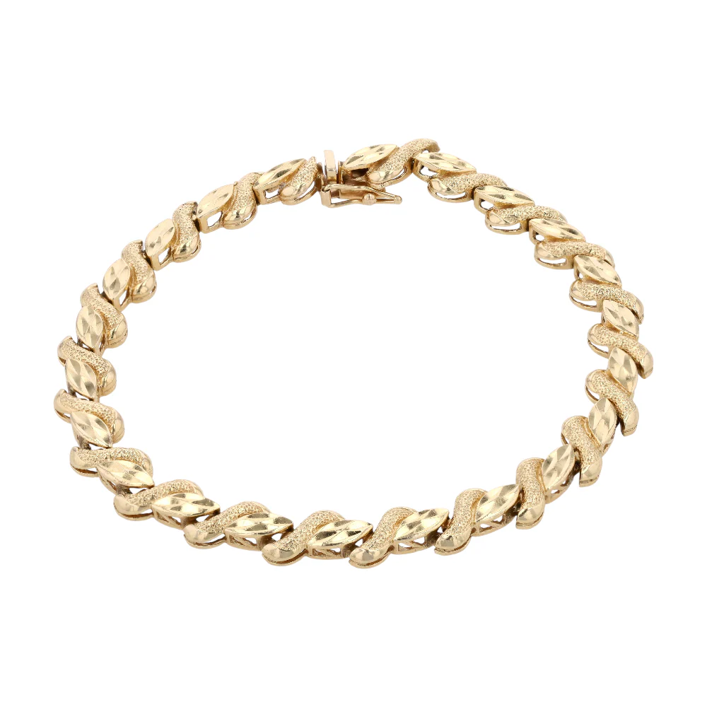 14K Yellow Gold Chain Bracelet
