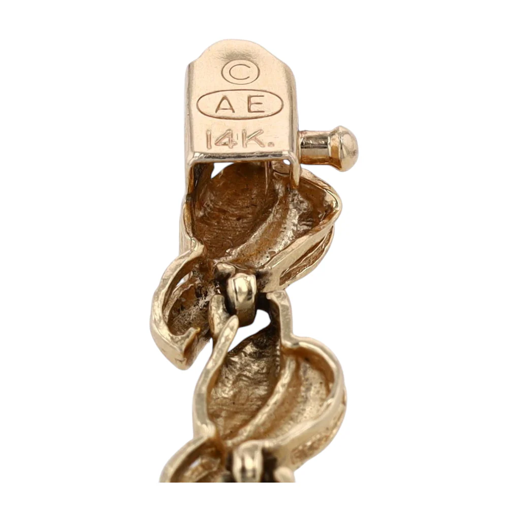 14K Yellow Gold Chain Bracelet - Image 3