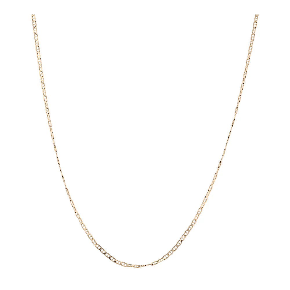 14K Yellow Gold Chain Necklace