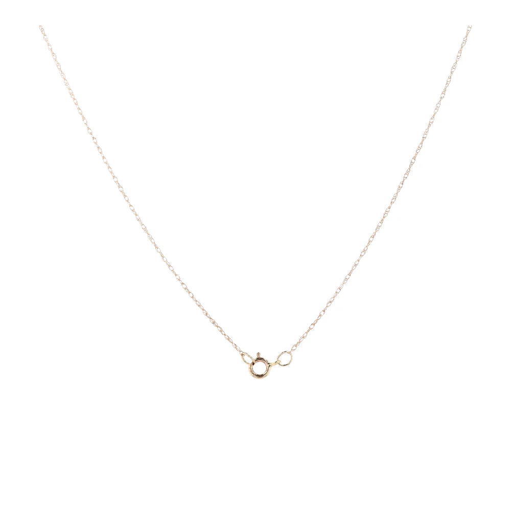 1/10 ctw 14K Yellow Gold Diamond Pendant Necklace - Image 2