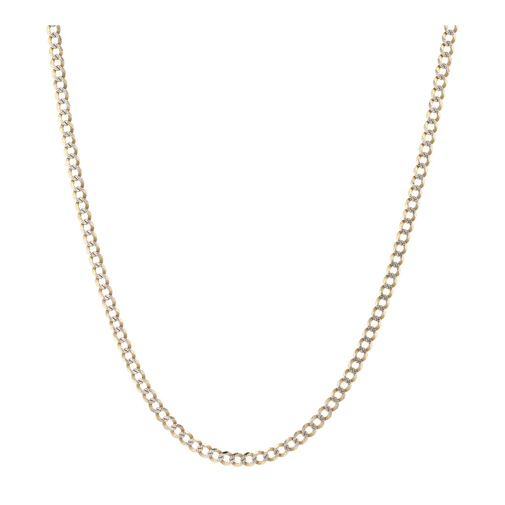 14K Two-Tone Gold Chain Necklace