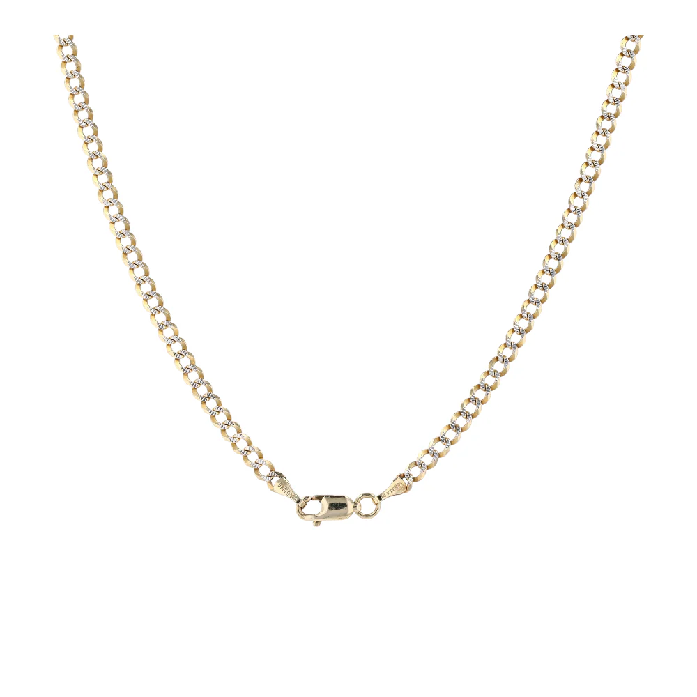 14K Two-Tone Gold Chain Necklace - Image 2