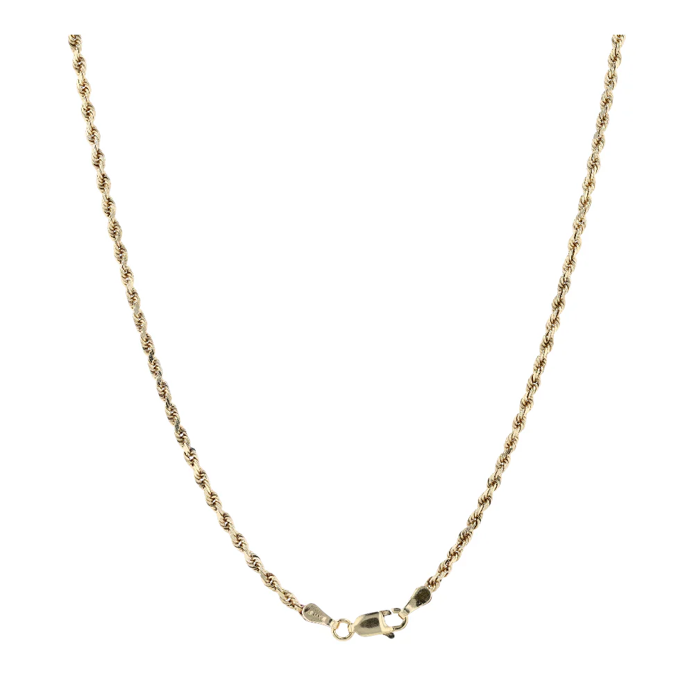 14K Yellow Gold Chain Necklace - Image 2