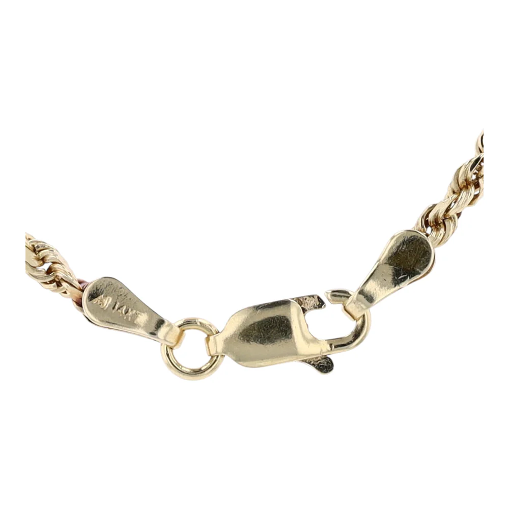 14K Yellow Gold Chain Necklace - Image 3
