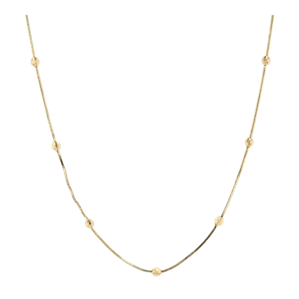 14K Yellow Gold Chain Necklace